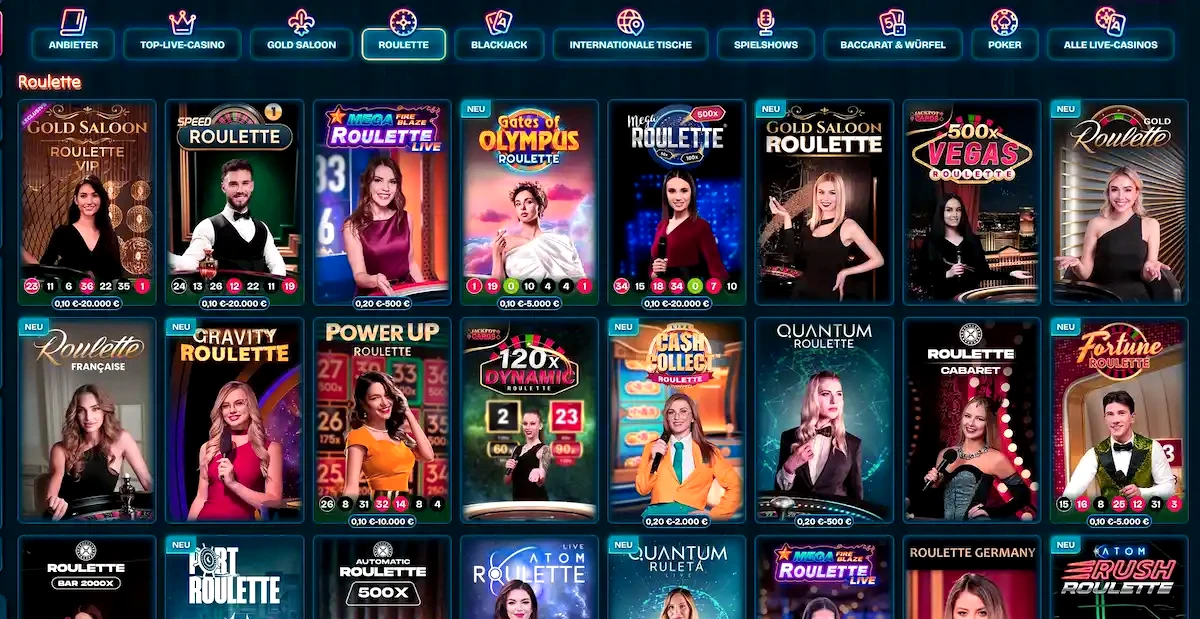 Živá ruleta Dudespin Casino s profesionálním krupiérem
